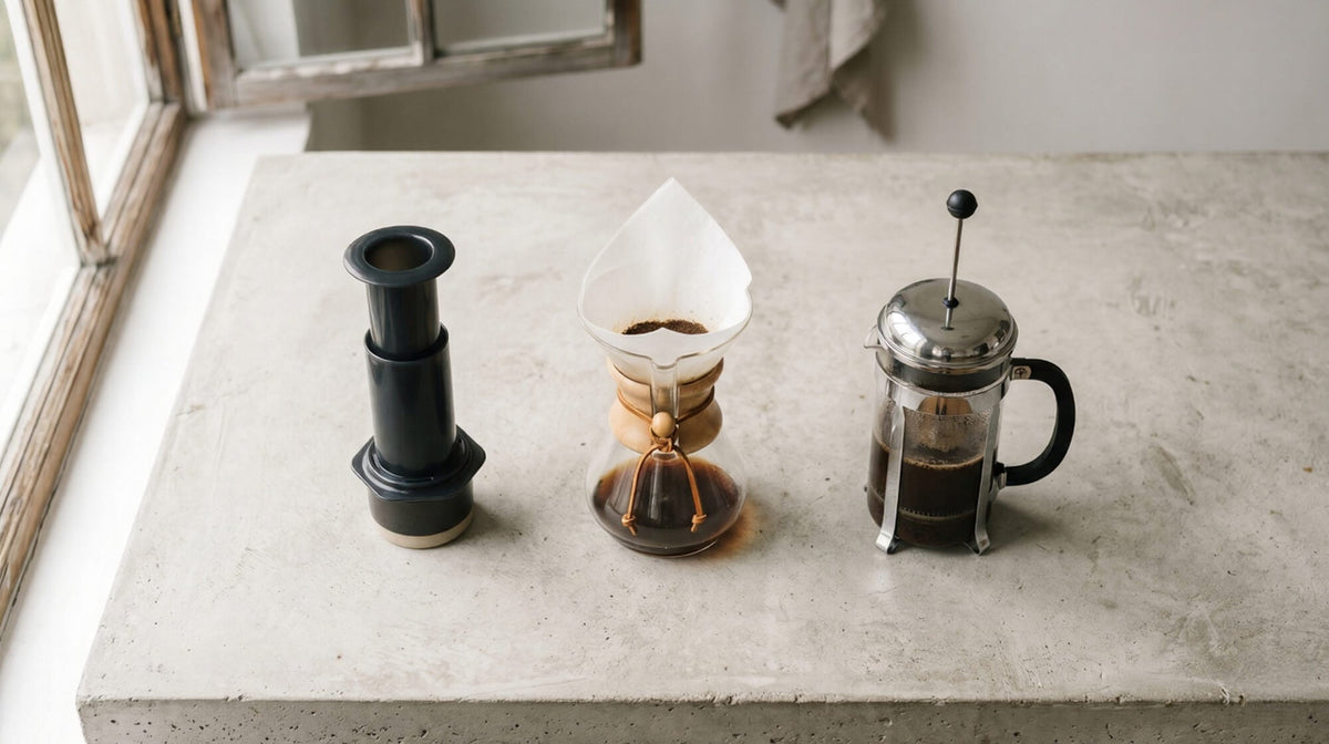 AeroPress vs Chemex vs French Press: which is the best method for specialty coffee?