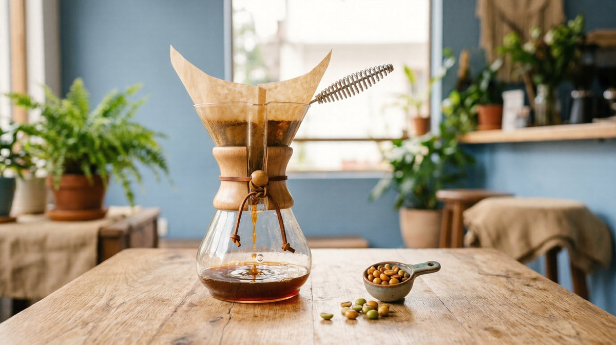Brewing a Honey-Process Coffee in a Chemex